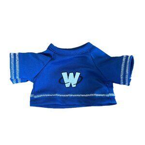 Blue shirt fits most WEBKINZ cat dog pet CLOTHING NO CODE #1